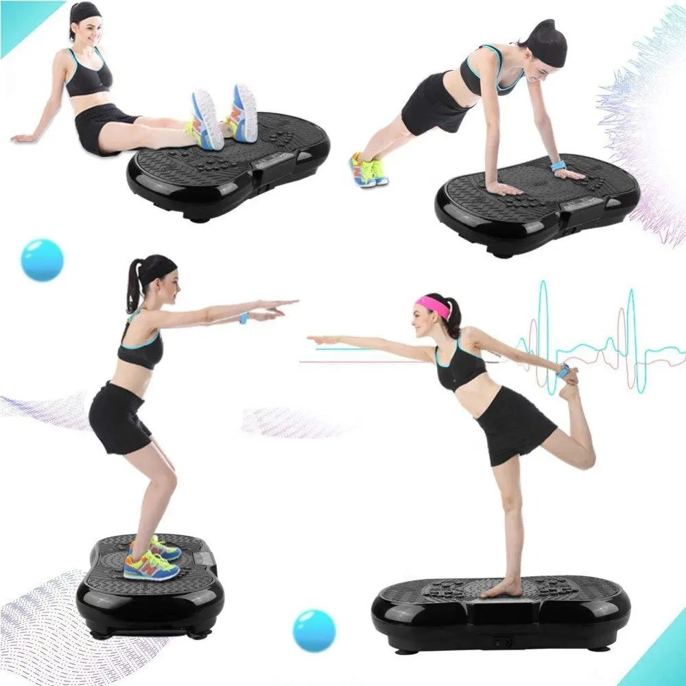 Sıcak satış titreşim plakası profesyonel Powerfit tam tüm vücut titreşimi platformu makineleri için spor sağlık motorlu