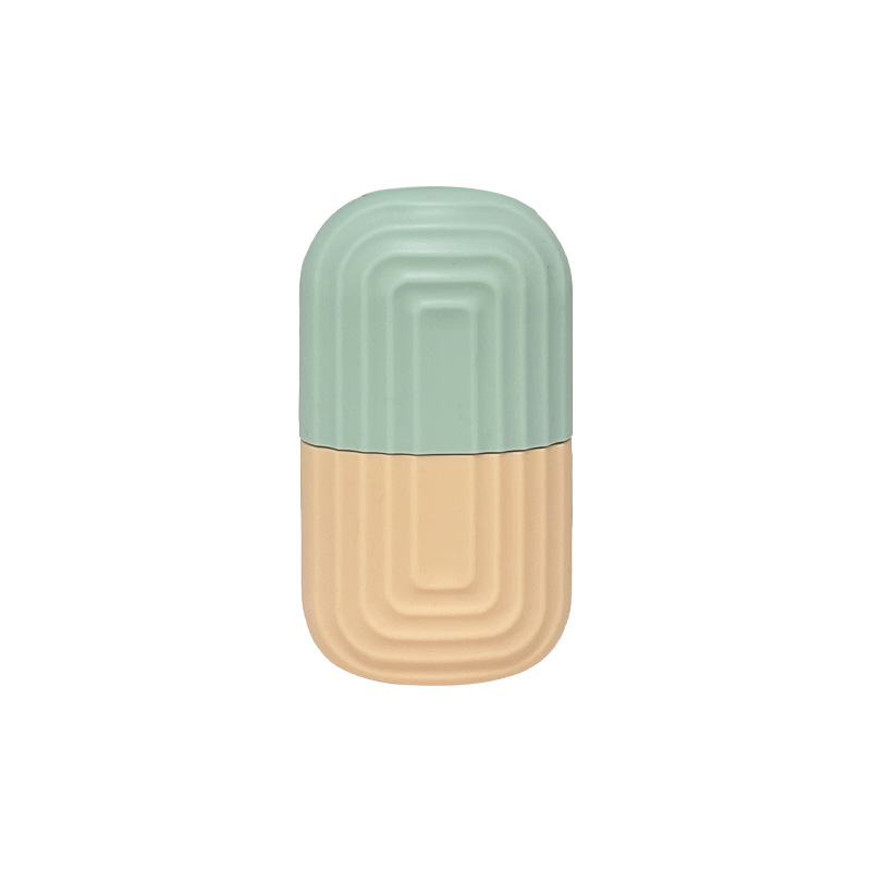Meat powder + light blue - straight style