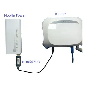 5V a 9V/12V USB A a DC 5,5*2,1mm Boost Convertidor de voltaje Cable de aumento de voltaje para MEGA2560 Wifi Router Mobile Power - Product Image 3