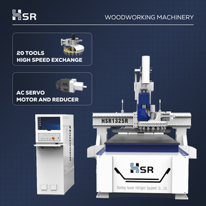 Hausser hochwertige 4*9 Holz fräser 9kW ATC-Spindel LNC-Steuerung 3-Achsen-ATC-Holzfräser mit automatischem Be-und Entlade system - Product Image 2