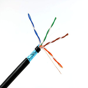 Interior Exterior UTP FTP SFTP Cat 5 6A 6 7 Cable Ethernet Chaqueta de PVC 1m de cobre para red Cat5e Cat5 CAT6 Cable Fabricantes - Product Image 6