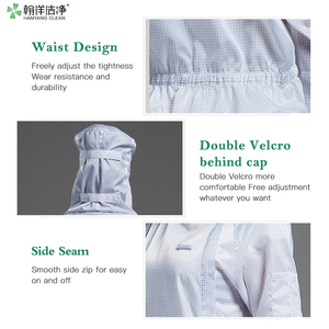 Capuche attachée taille personnalisée stérile confortable lavable autoclavable antistatique niveau B protection contre les éclaboussures pour salle blanche - Product Image 4