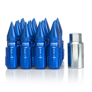 Epman-rèn nhôm <span class=keywords><strong>Lug</strong></span> Nut khóa thiết lập với gai W/Key m12x1.25/M12x1.5 aftermarket bánh xe hạt EP-E650H-JT - Product Image 1