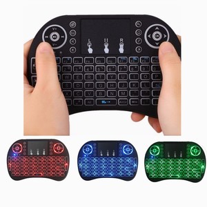 Mini Wireless Touch Tastatur Handheld i8 PRO 7 Farben LED Backlit Fernbedienung für Android TV Box Wiederaufladbare - Product Image 3