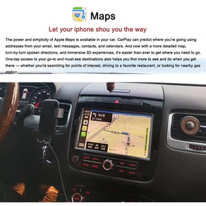 AZTON iPhone CarPlay הפעלה אלחוטי עבור פולקסווגן טוארג <span class=keywords><strong>RNS</strong></span> <span class=keywords><strong>850</strong></span> יחידה אנדרואיד אוטומטי השמעות מראה קישור ניווט תיבה - Product Image 6