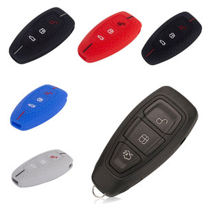 卸売車のキーケースフォブフォード用モンデオCマックス用フォーカス用フィエスタトランジットアクセサリーキーレスシリコンリモートホルダーキー - Product Image 1