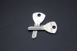 AB76 1850L giriş araç tuşları malzemeleri rahat demir kol kapı kilidi anahtarsız demir anahtar boş uygun giriş sistemi ile - Product Image 3