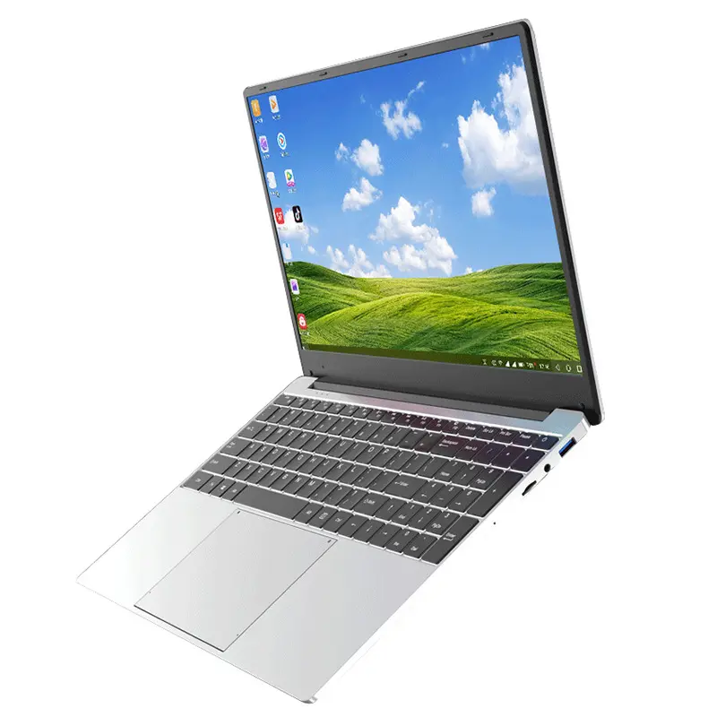 Ucuz fiyat 15.6 inç taşınabilir dört çekirdekli dört konuları Laptop için kullanılan iş oyun