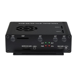 Mini-Computer doppio Gigabit Ethernet 5G/4G basato sul modulo di calcolo Raspberry Pi 4 (non incluso), custodia in metallo, con ventola di raffreddamento