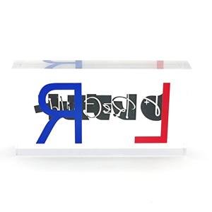 Sinal De Negócios De Alta Qualidade Interior Personalizado Marca Prêmios Placas De Exibição De Cubos De Vidro Claro Cristal Acrílico Logotipo Block Board