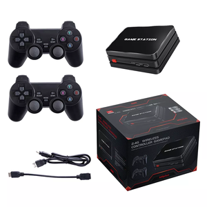 M8เกมคอนโซลวิดีโอเกมพร้อมกล่องเกม10000เกมรองรับผู้เล่น2คนที่มีโรงงานควบคุมเกมไร้สาย2.4G - Product Image 6