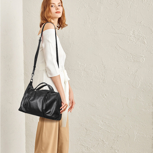 Büyük kapasiteli Tote çanta seyahat Minimalist Commuting askılı çanta kadın moda omuz deri çanta tasarımcısı lüks çanta - Product Image 4