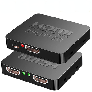 USB 3.0 Desktop Docking Station with 1 <strong>Input</strong> 2 4 Ports Output 2K x 4K 30Hz 2160P HD Audio Splitter Stock Video Switcher - Product Image 4