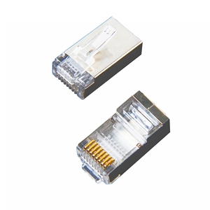 無料サンプルCat6 RJ45コネクタ8P8C UTP非シールドLANケーブルパススルー3プロングネットワーキングアプリケーション - Product Image 2