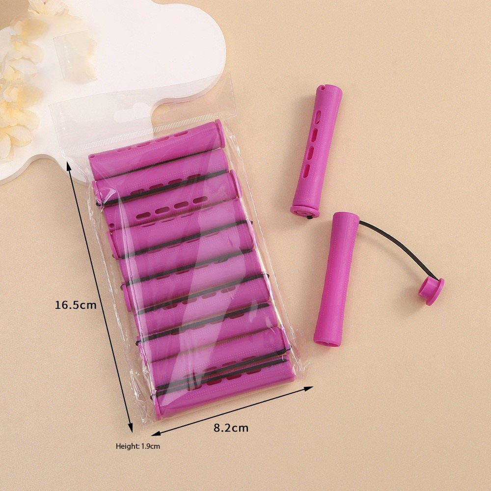 ม้วนผมมีฝาปิด1.9ซม. (10พลัมสีแดง)