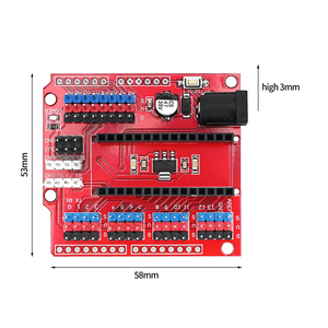 Für Nano-E/A-Abschirmung für Arduino UNO R3 Nano 3.0 Sensor-Erweiterungs karte Kompatibel mit Due milanove 2009