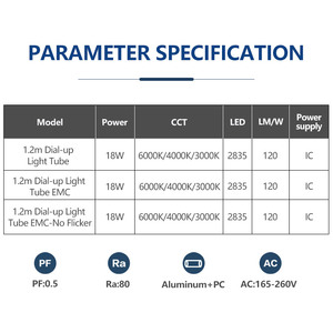 Toptan 120lm/w T8 1200mm Led tüp ışık 4ft Led ışık fikstür Led T8 tüp - Product Image 3