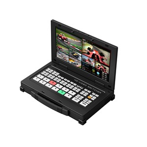 4 Channel 1080p H DMI <strong>Inputs</strong> Video Switcher Built-In Audio Mixer 13.3 Inch LCD with PGM Multiview for Church/concerts/live Event