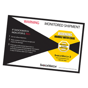 Nhãn shockwatch gốc với nhãn đồng hành nhãn dán chỉ báo shockwatch2 - Product Image 6