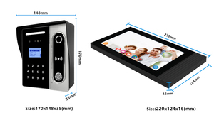 Tuya <strong>Touch</strong> Screen 4 Wire <strong>Intercom</strong> Wired Video <strong>Intercom</strong> Doorbell <strong>System</strong> 7 Inch Video <strong>Intercom</strong> for Villa - Product Image 5