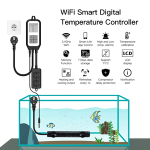 Smart WiFi <strong>Digital</strong> <strong>Temperature</strong> Controller Thermostat Outlet Heating and Cooling Mode,for Greenhouse Terrarium Carboy Heater - Product Image 3