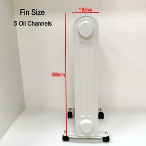 電気ヒーター2500Wオイル充填ラジエータータイマー付き - Product Image 6
