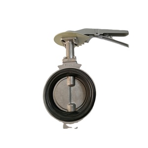 4 "DN1002023ホットISO9001 PN10 PN16JISレバーハンドルウェーハアルミニウム合金ボディバタフライバルブエアコン用