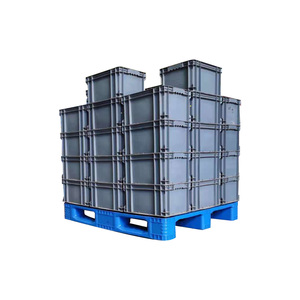 プラスチックパレット4ウェイエントリープラスチックパレット,HDPE pp 3ランナーNestable片道輸出 - Product Image 5