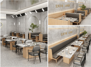 Nhà hàng thương mại mô-đun gian hàng ghế <span class=keywords><strong>sofa</strong></span> bàn ăn bàn ghế ăn đặt lẩu nhà hàng khách sạn nhà hàng <span class=keywords><strong>sofa</strong></span> - Product Image 5