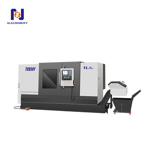 Torno CNC de cama inclinada multifunción TCK56 con torreta de herramienta viva BMT45 de 12 posiciones Centro de torneado y fresado CNC de eje Y - Product Image 1