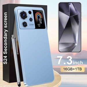 Telefone Mobail S24 Smartphone 6.7 Polegada com Grande Memória SmartphoneMobile Phone Dual Card Simples Telefone Móvel