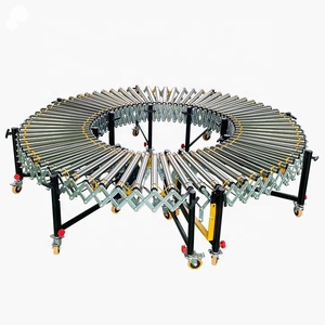 NEW Cheap Price Stainless Steel Roller <strong>Automatic</strong> Motorized <strong>Load</strong> <strong>Unload</strong> Telescopic Roller Conveyor - Product Image 4