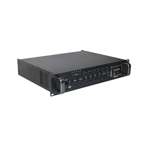 T 2U 19英寸音频功率蓝牙混音器放大器，带调谐器/sd卡100v公共广播系统6区