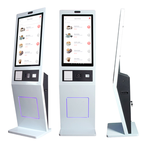 Visgn thiết kế mới tự đặt hàng cảm ứng <span class=keywords><strong>kiosk</strong></span> 32 43 55 inch HD máy ảnh RFID máy in và Máy quét bao gồm đứng đặt hàng kiốt - Product Image 1