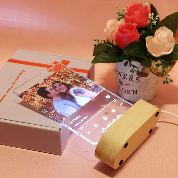 Di vendita caldo creativo foto personalizzata ritratto favori di nozze di san valentino regali di giorno