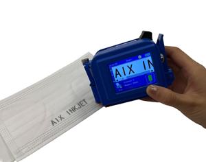 AIX 12,7mm TIJ Handheld Verfalls datum Bar QR-Code Chargen nummer drucken Mini-Tinten strahl drucker auf flacher Oberfläche - Product Image 3