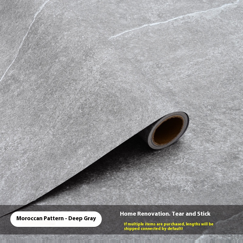 (Thickened floor sticker) Moro pattern - dark gray
