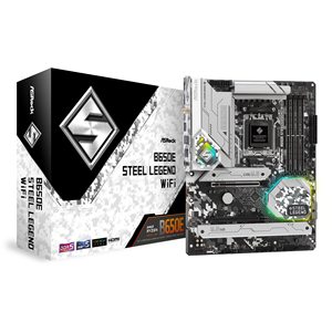 B650E Steel Legend WiFi AM5 <strong>Socket</strong> for Gaming Desktop B650 Chipset PCIe 5.0 Slots for Both GPU and M.2 Wi-Fi 6E Motherboard - Product Image 2
