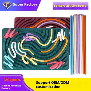 Unisex Vụ Nổ xuyên biên giới Silicone trẻ em câu đố giải nén bảng hoạt động cảm giác - Product Image 2