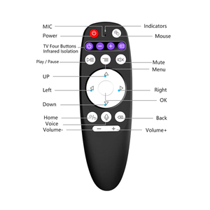 G10S KING Smart tv air mouse 2.4g telecomando senza fili mini telecomando vocale per fuoco TV Stick Android TV box H96 max - Product Image 2