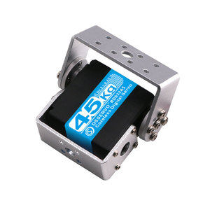 45KG高トルクロボットサーボ7.4V RDS3245アルミニウムケースコアレスモーターサーボRCデジタルサーボDIYロボットUマウントブラケット付き - Product Image 3