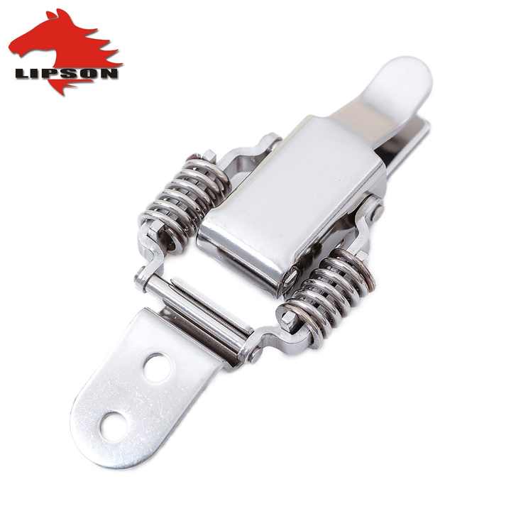 vertical toggle clamp with latch