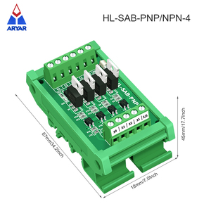 4 Channel Single Chip Microcomputer PLC Signal Amplifier Board <strong>Input</strong> and <strong>Output</strong> NPN/PNP <strong>Input</strong> Photocoupler Isolation - Product Image 3
