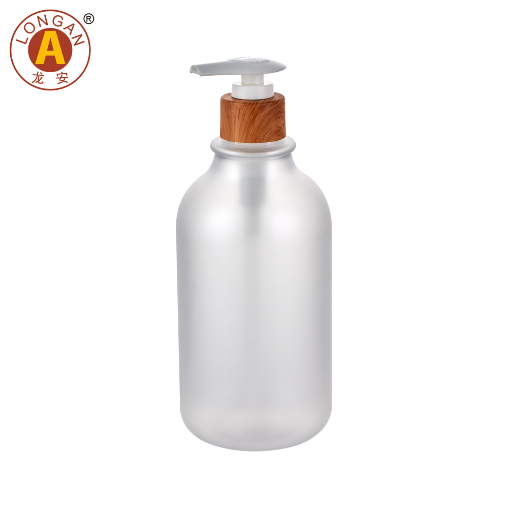 Flacon blanc + pompe à lotion en plastique