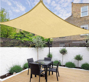 Langlebige Viereck-und rechteckige Sonnenschutz-Segel-Kunststoff netze mit hoher Dichte für den Pool - Product Image 6