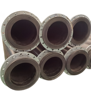 5.8M LENGTH Flange Connection <strong>UHMWPE</strong> Tube ultra High Wear Resistant and Flexible for Sand/slurry Dredgind
