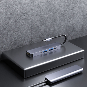 Multifunction Laptop Docking Station Type C <strong>5</strong> in <strong>1</strong> Dock All in One PD HDTV Hub 2 Ports USB 3.0 <strong>Audio</strong> <strong>Adapter</strong> - Product Image 6