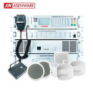 Controlador de sistema de megafonía y alarma por voz para hotel Robusto y eficiente 2 entradas de fuente de audio AUX y 2 MIC - Product Image 3