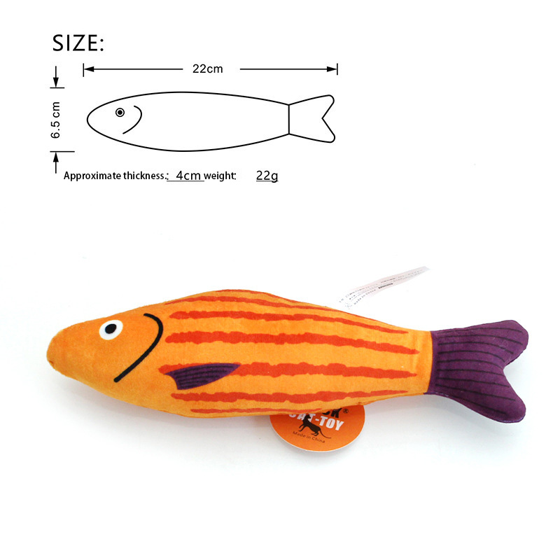 Yellow-orange striped fish