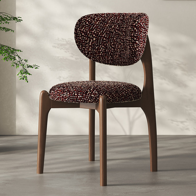 Chenille pourpre noyer-installez-vous